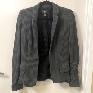 MNG Mango Suit Grey Pinstriped Blazer